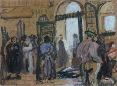 Qui a peint "Le marché aux poissons au Havre" ?