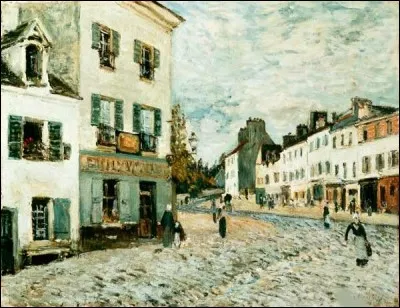 C'est le peintre de "La place du march&eacute; &agrave; Marly" :