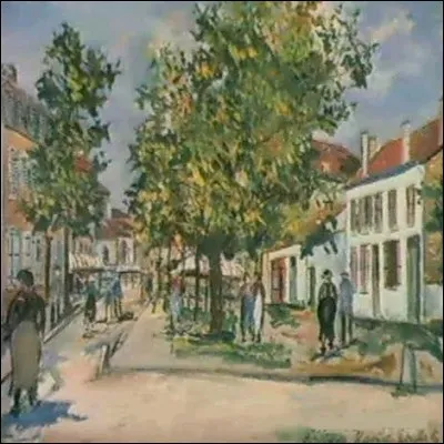 Il a peint "Le march&eacute; &agrave; Orthez" :