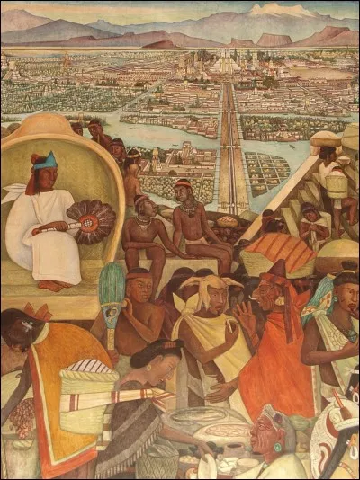 Qui a peint "Le march&eacute; de Toltelcolco" ?