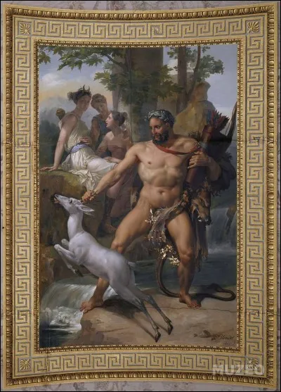 Le quatrième travail consistait à capturer une biche ...