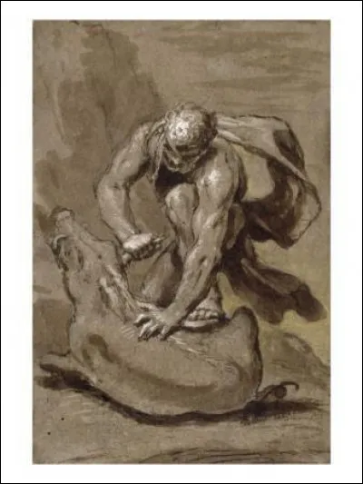 Pour le capturer, il l'épouvanta puis le poursuivit dans un champ de neige épaisse pour ...