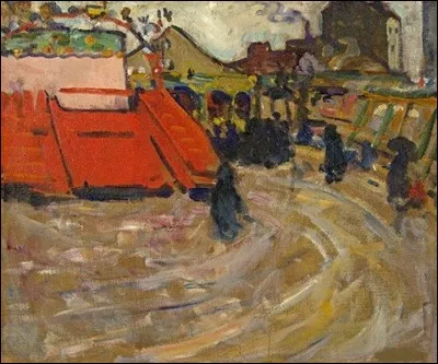 &Agrave; qui appartient la toile "Foire et man&egrave;ges" ?