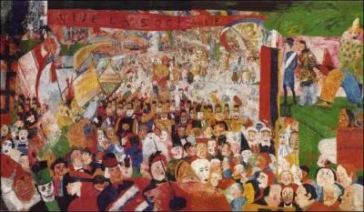 Quel est le titre de cette toile de James Ensor ?