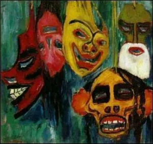 Emil Nolde, un autre peintre de 'Die Brcke' fut influenc par ...