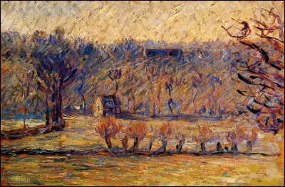 Qui a peint "La colline aux vaches" ?