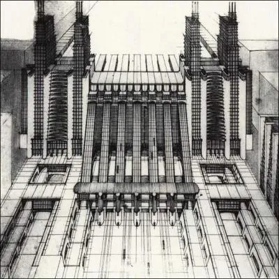 Enfin, Antonio Sant'Elia tait un architecte futuriste. Il a imagin une ville idale moderne, dont voici l'un des dessins, qu'il a nomme ...