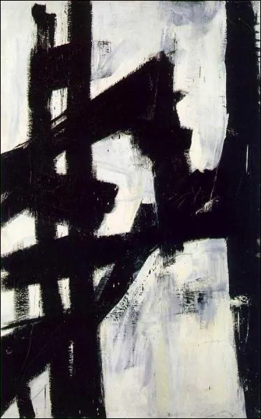 Franz Kline pratiquait lui aussi l'action painting.