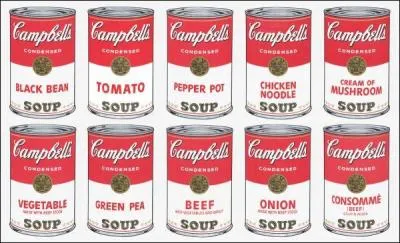 A quel artiste les botes de soupe 'Campbell's' ont-elle servi de support ?