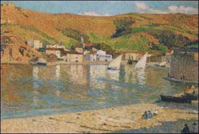 Qui a repr&eacute;sent&eacute; les "collines dominant le port de Collioure" ?