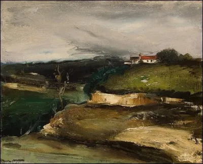 Qui a repr&eacute;sent&eacute; ce "Paysage avec une maison sur la colline" ?