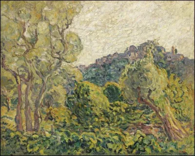 Qui est le peintre du "Village sur la colline" ?