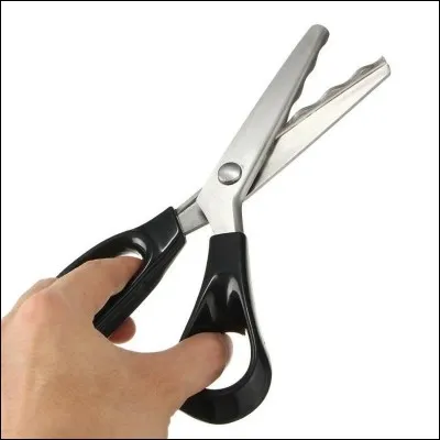 Pouvez-vous compléter la phrase : "Etant ......., cette paire de ciseaux est bonne à jeter.'' ?