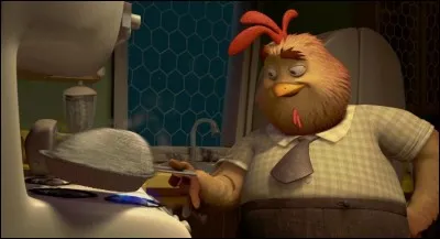 De quel sport , Buck Cluck , le papa de " Chicken Little " est-il un ancien grand champion ?