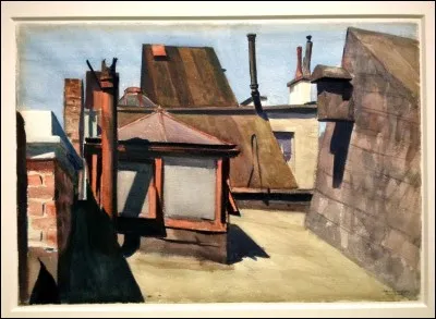 Sa toile s'intitule "Mon toit" :