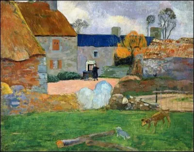 Qui a peint "Le toit bleu" ?