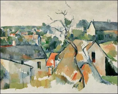 Sa toile s'intitule "Les toits" :