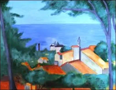 Qui est le peintre de "L'Estaque aux toits rouges" ?