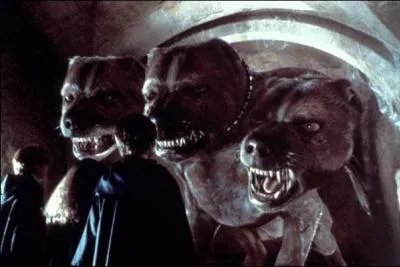 A quel tage du chateau peut-on trouver un chien  trois ttes ?