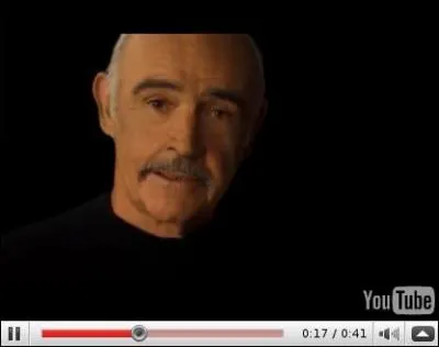 Dans une pub qu'il vient de tourner pour le Crdit Agricole, Sean Connery nous dit, 'it's time for'...