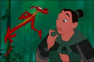 Dans le film Disney "Mulan", comment s'appelle le petit dragon rouge qui accompagne Mulan dans ses aventures ?
