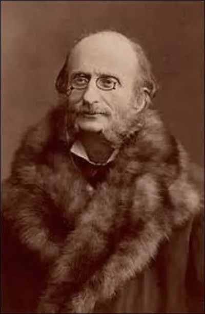 D'origine allemande, le compositeur Jacques Offenbach (1819-1880) prit la pose pour Nadar en 1878. Célèbre pour ses uvres comme « Orphée aux Enfers », en 1854, ou « La Fille du tambour-major », en 1879, il était aussi un virtuose d'un instrument de musique à cordes frottées. Lequel ?