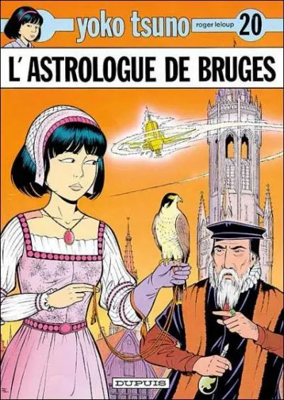L'astrologue de Bruges : Quel vaisseau aperoit-on sur la couverture ?