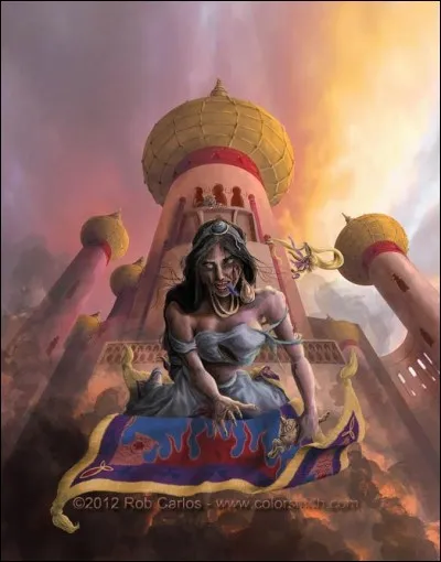 Comme ça, Jasmine fait mille fois plus peur que Jafar. Comment se nomme l'oiseau de celui-ci ?