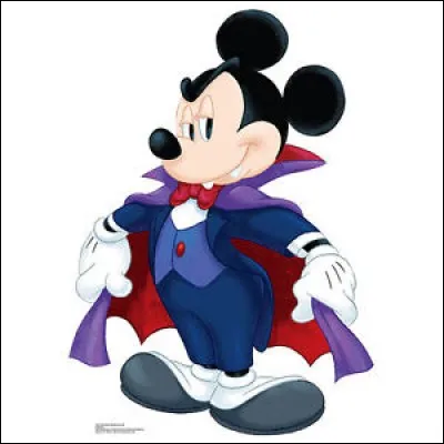 Ici, on peut voir Mickey dans son costume de...