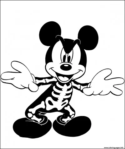 Quel costume, Mickey a-t-il enfilé ?