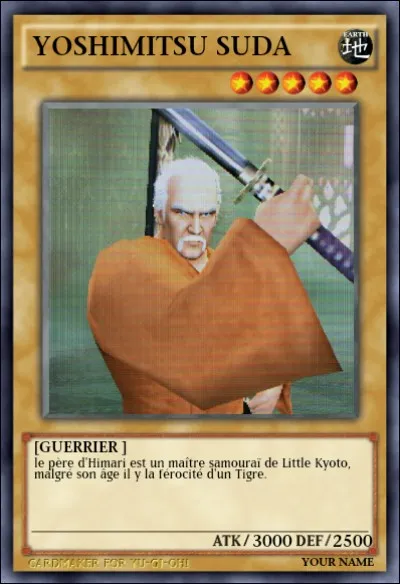 Quelle est la personne que Shiro a tuée sous les yeux de Yoshimitsu ?