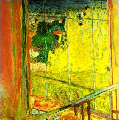 Pierre Bonnard a peint "L'Atelier au mimosa".