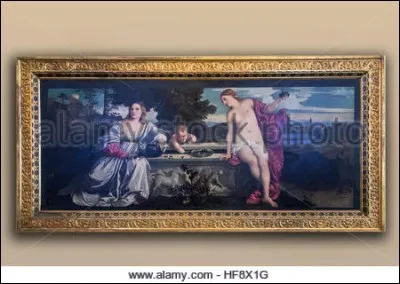 'L'Amour sacré et l'Amour profane" est une huile sur toile de Véronèse.