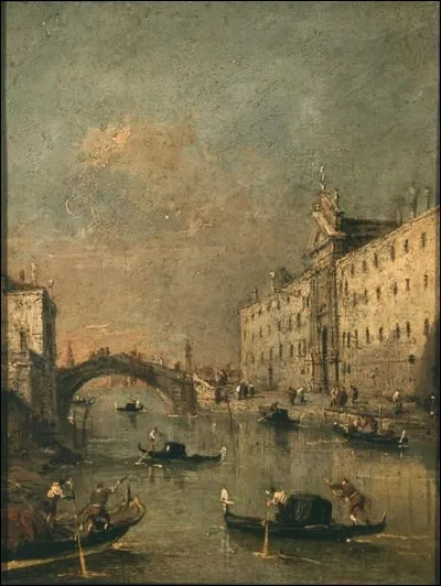"Rio dei Mendicanti" est un tableau de Francesco Guardi.