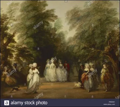 "Le Mall à St. James's Park" est un tableau signé Thomas Gainsborough.