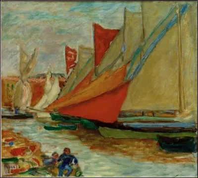 Qui a peint "Les voiliers à Cannes" ?