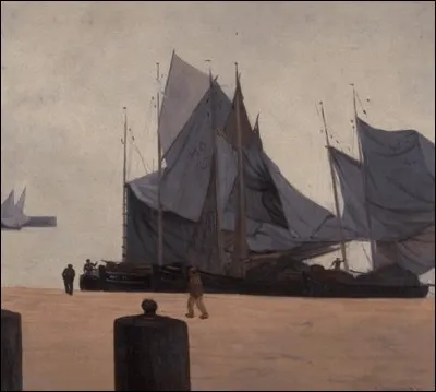 Qui a peint "Voiliers à Honfleur" ?