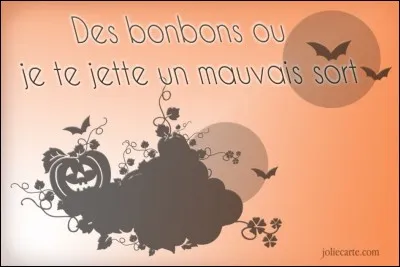Aux États-Unis, que disent les enfants quand ils frappent aux portes le soir d'Halloween ?
