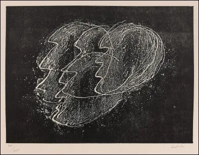 Le peintre Jean Fautrier a signé "Les Otages".