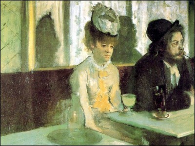 "L'Absinthe" est une huile sur toile signée Edgar Degas.