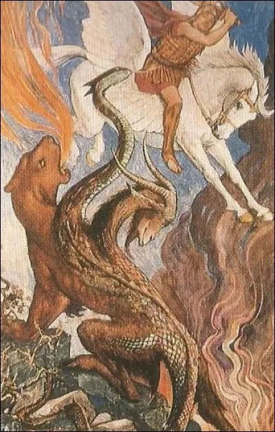 Grâce à qui Bellérophon a-t-il pu dompter Pégase ?