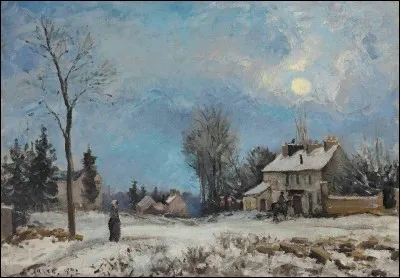 Et enfin voici "Le Relais de la Poste" sous la neige :