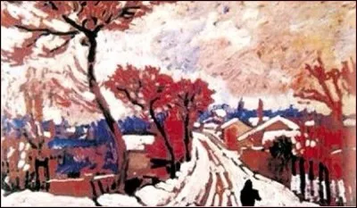 Qui a peint "La neige à Chatou" ?