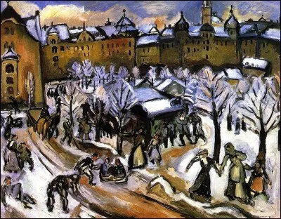 Qui a représenté "La neige à Munich" ?