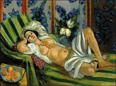 Qui a représenté l' "Odalisque avec magnolias" ?