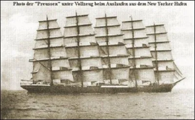 Lancé en 1902, celui-ci était destiné au transport de nitrate. Suite à une collision avec un vapeur, il s'échoua en 1910 près de Douvres.
