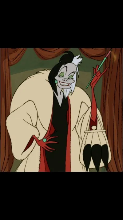 Quel est le prénom de la méchante dans "Les 101 dalmatiens" ?