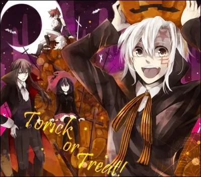 Lequel de ces personnages de D.Gray-Man est assis au sommet d'une montagne de citrouilles ?