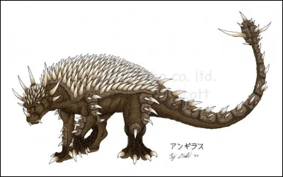 Tu te bats contre un ankylosaure :