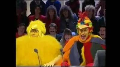 Qui a été logiquement accueilli par José Garcia en poussin et Antoine de Caunes en poule ?